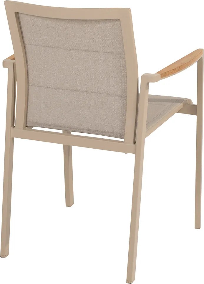 4 Seasons Cortina tuinstoel stapelbaar - latte