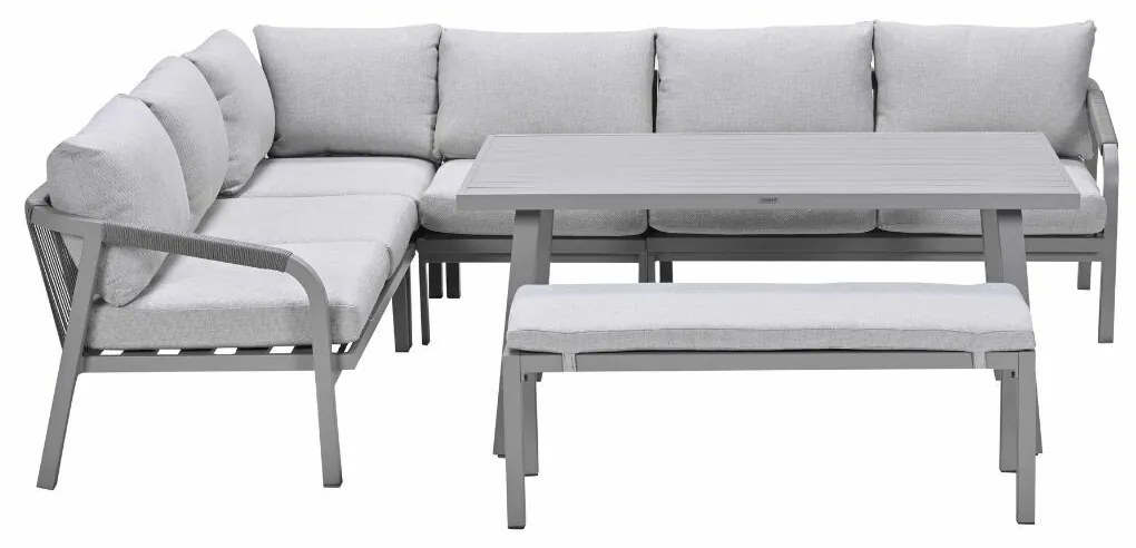 Garden Impressions Tarera lounge dining set 6-delig R - taupe