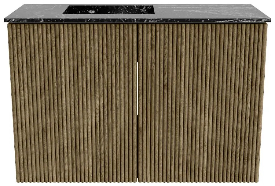 Mondiaz Joya DLux 60cm toiletmeubel dusk met wastafel faye links 1 kraangat lava