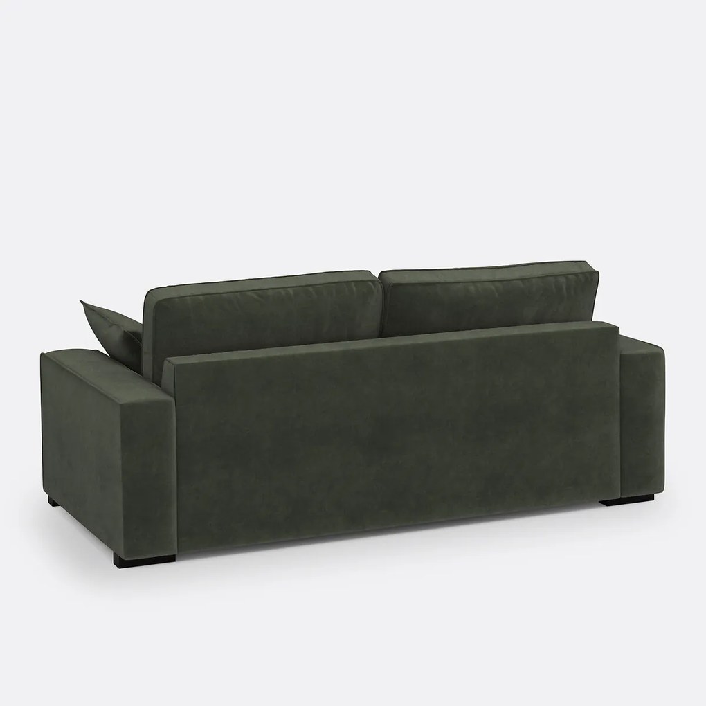 Slaapbank van fluweel, 2, 3 of 4 zits, Comfort BULTEX® Cécilia