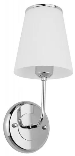 Van Heck wandlamp 12x35cm met LED verlichting 4 watt chroom LTR06