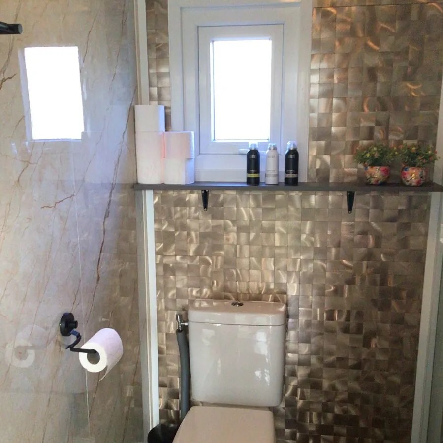 PVC Marmer Wandpaneel Bolzano Beige Glans 260x122x0,3cm