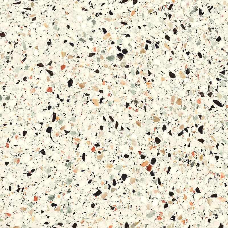 Jabo Medley Cream terrazzo vloertegel 60x60cm gerectificeerd