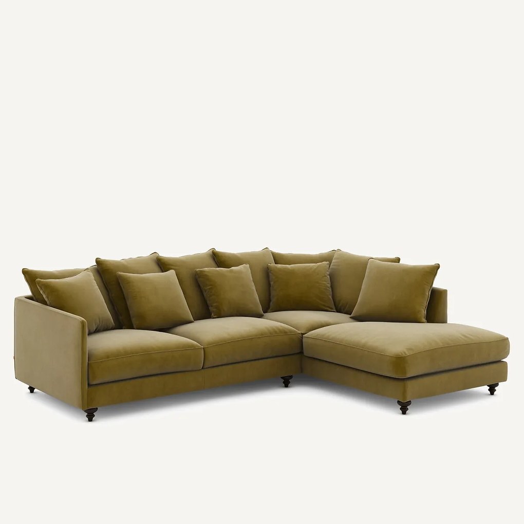 Fluwelen hoekslaapbank, Lazare