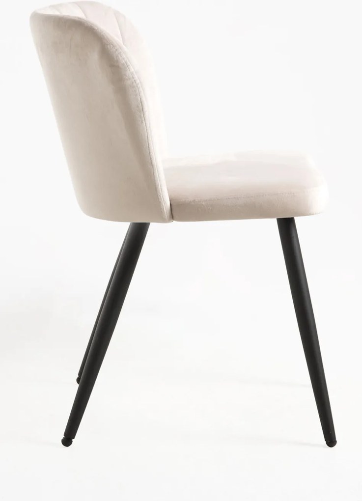 Set 4 Luk Fluwelen Stoelen