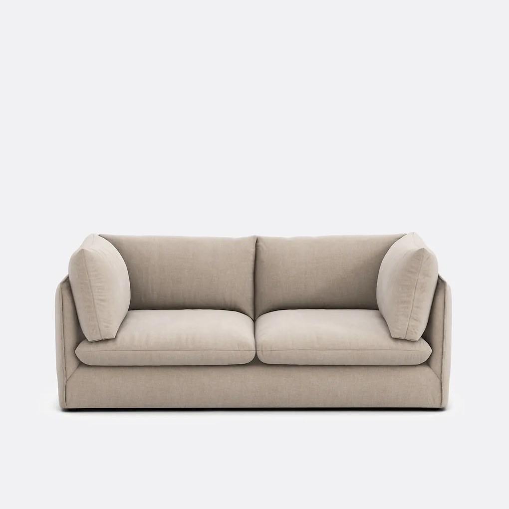 3-zits rechte bank in gestructureerde stof, Malo