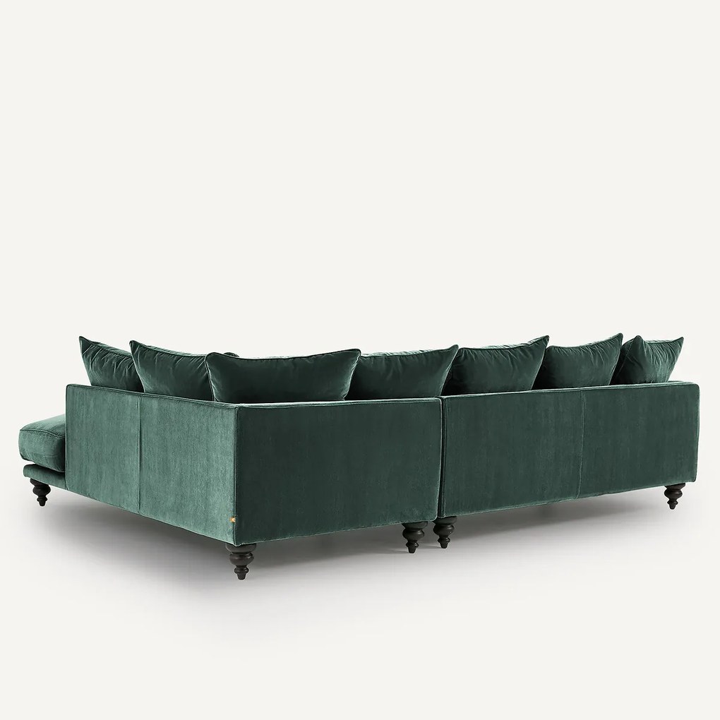 Fluwelen hoekbank, LAZARE