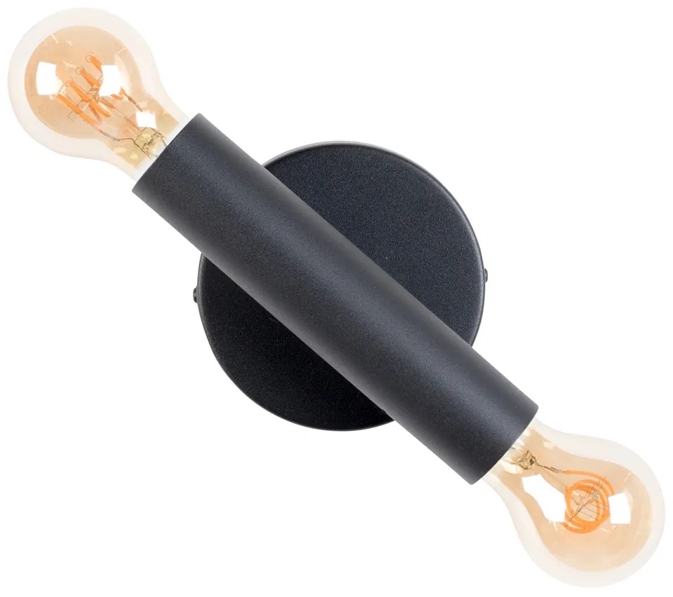Zuiver Hawk Design Wandlamp Mat Zwart