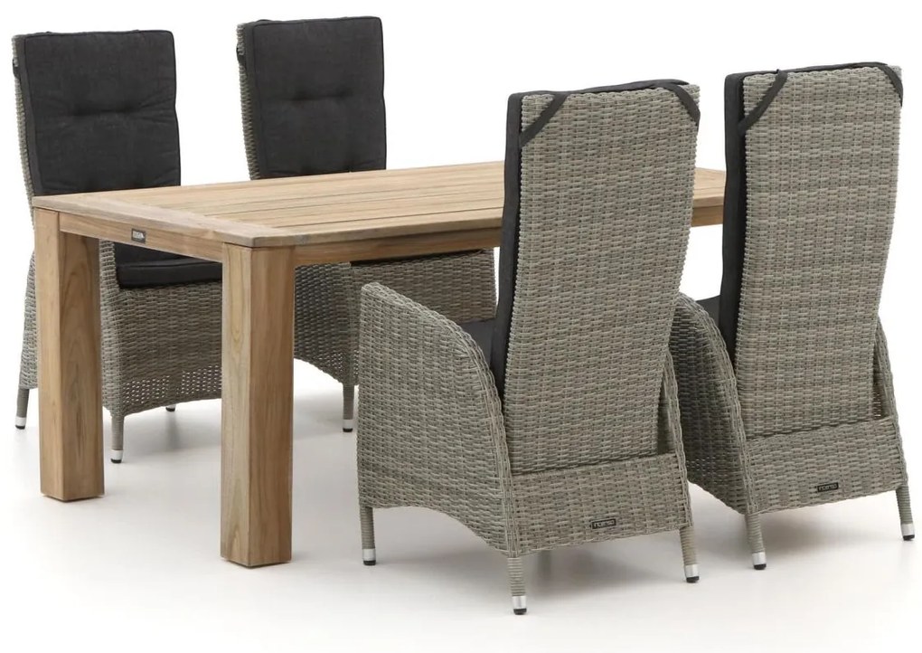 Intenso Fabrizi/ROUGH-X 180cm dining tuinset 5-delig verstelbaar