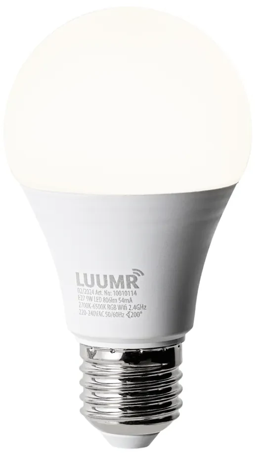 Set van 5 Smart E27 LED lampen A60 mat RGBW 9W 806 lm 2700-6500K