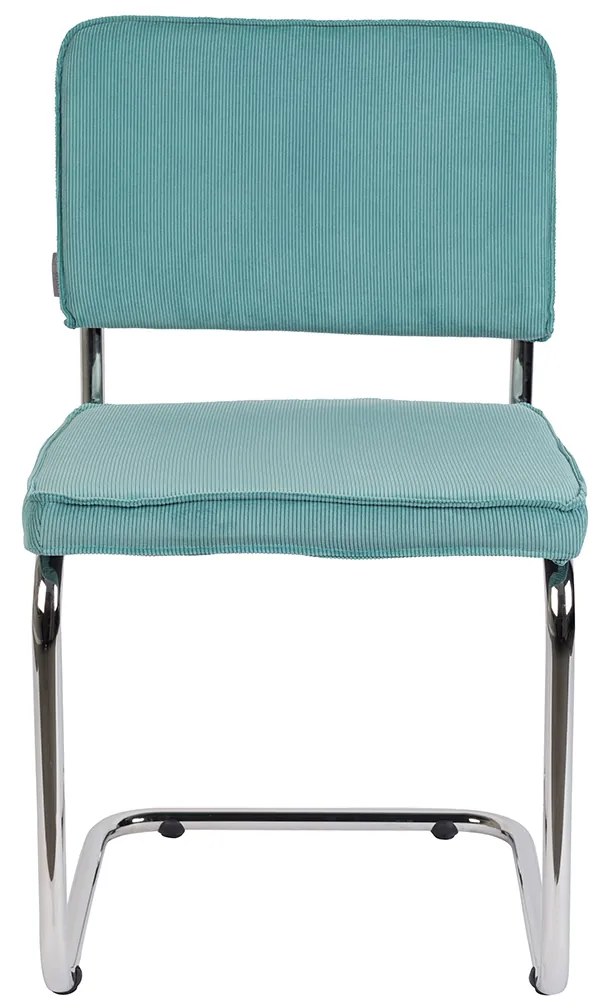 Zuiver Ridge Rib Eetkamerstoel Rib Retro Blauw