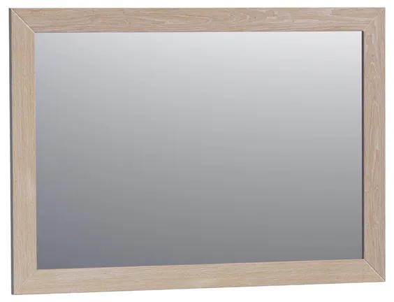 Saniclass Massief Eiken spiegel 100x70cm zonder verlichting rechthoek White oak 30070WOG