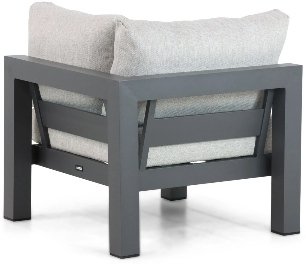 Hoek loungeset 5 personen Aluminium Grijs Lifestyle Garden Furniture Luca