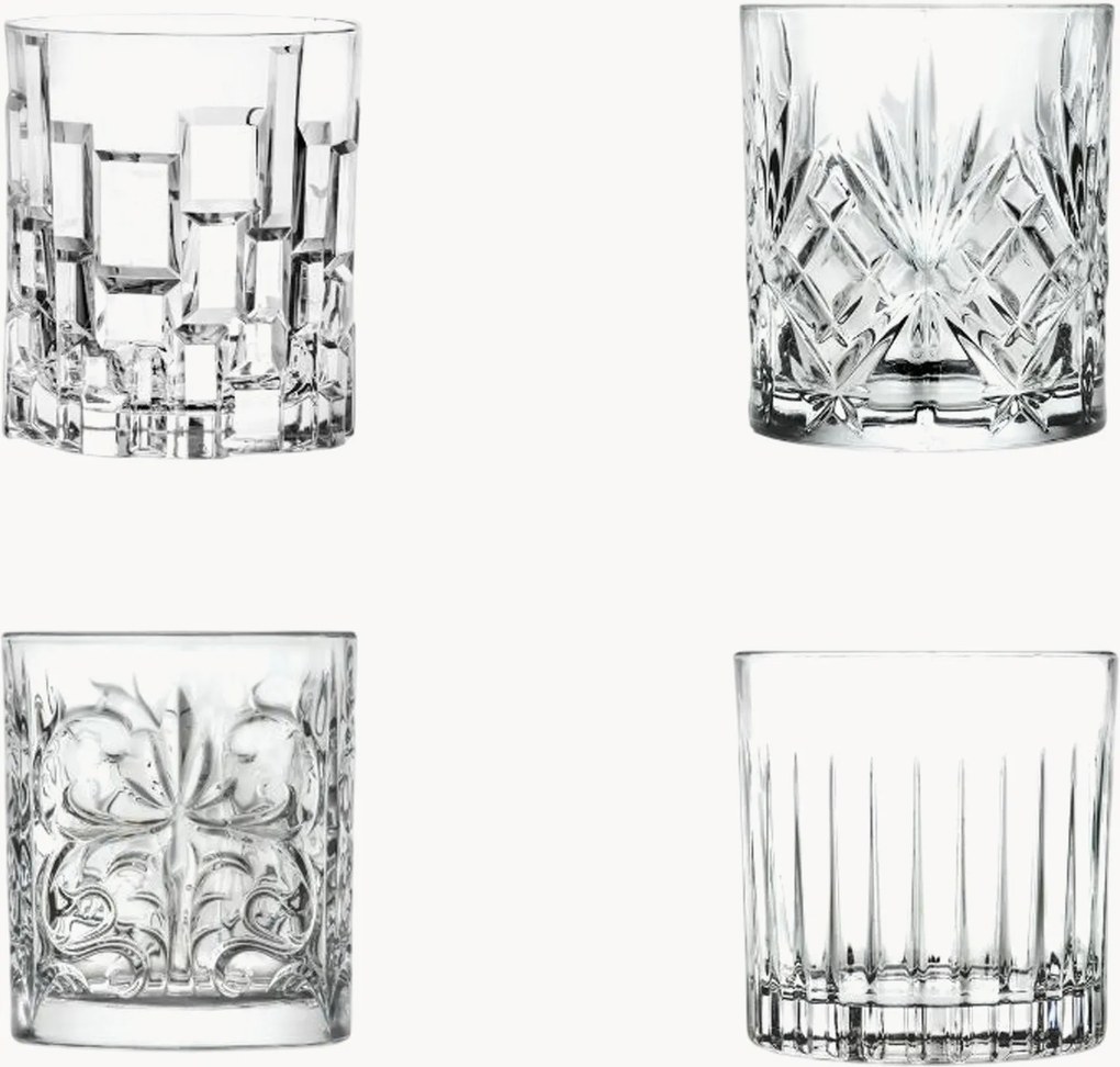 Kristallen tumblers Mixology, 4-delig