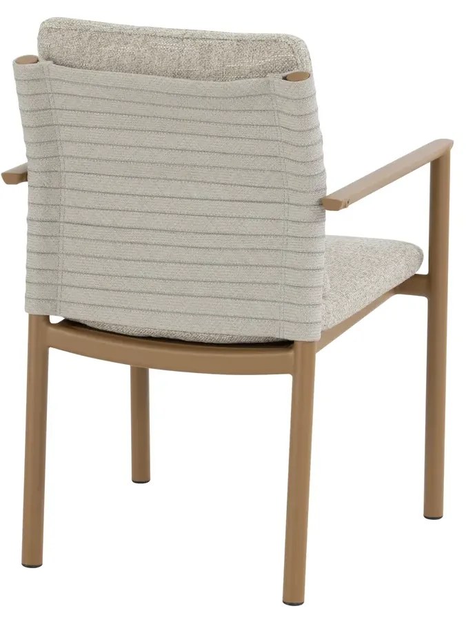 4 Seasons Outdoor Safina tuinset amber met Hampton tafel met blad 240 x 105 cm SALE Tuinset beige weerbestendig