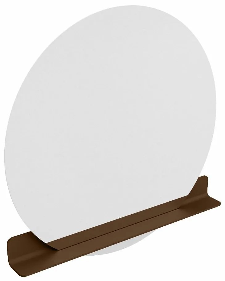 Mondiaz Spot spiegel rond Ø110cm met planchet rust