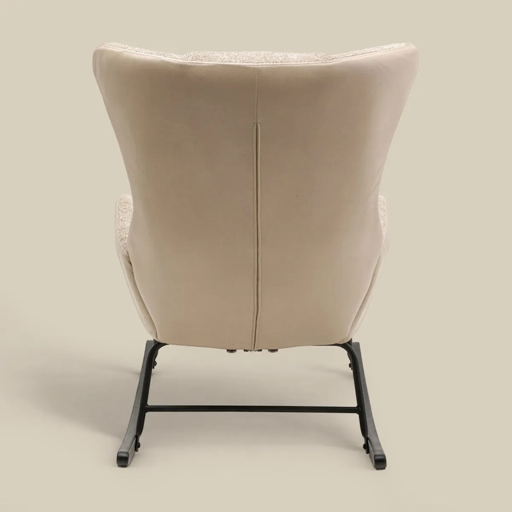 Beige Schommelstoel