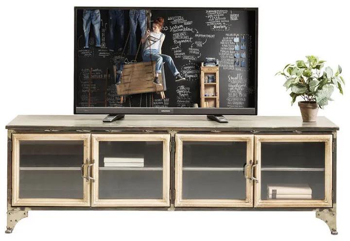 Kare Design Kontor TV-meubel Metaal En Hout - 160x42x53.5cm.