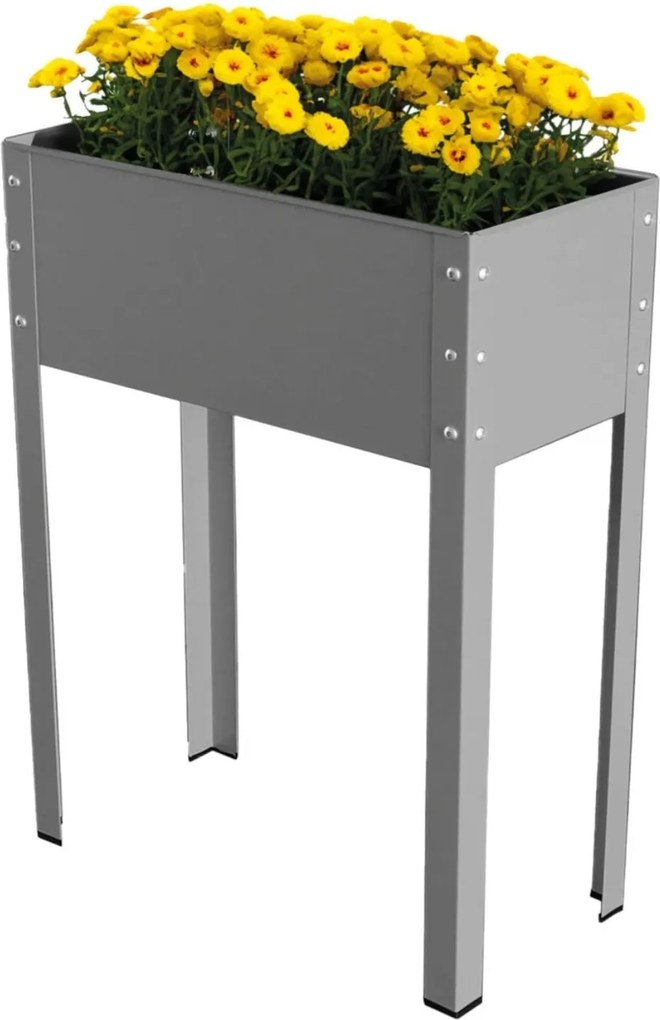 Bio Green Freising Verhoogd Bed - Maat L - Gegalvaniseerd Staal - Balkon/Terras