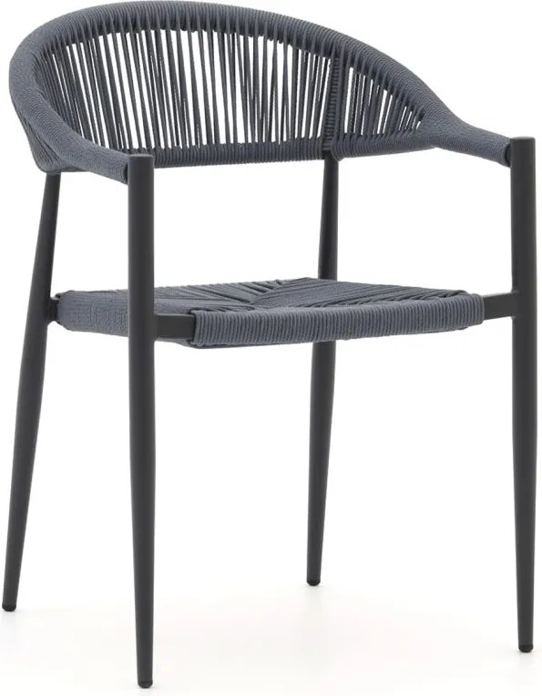 Dining tuinstoel | Manifesto  Belpasso | Aluminium | Grijs | Stapelbaar | Kees Smit Tuinmeubelen