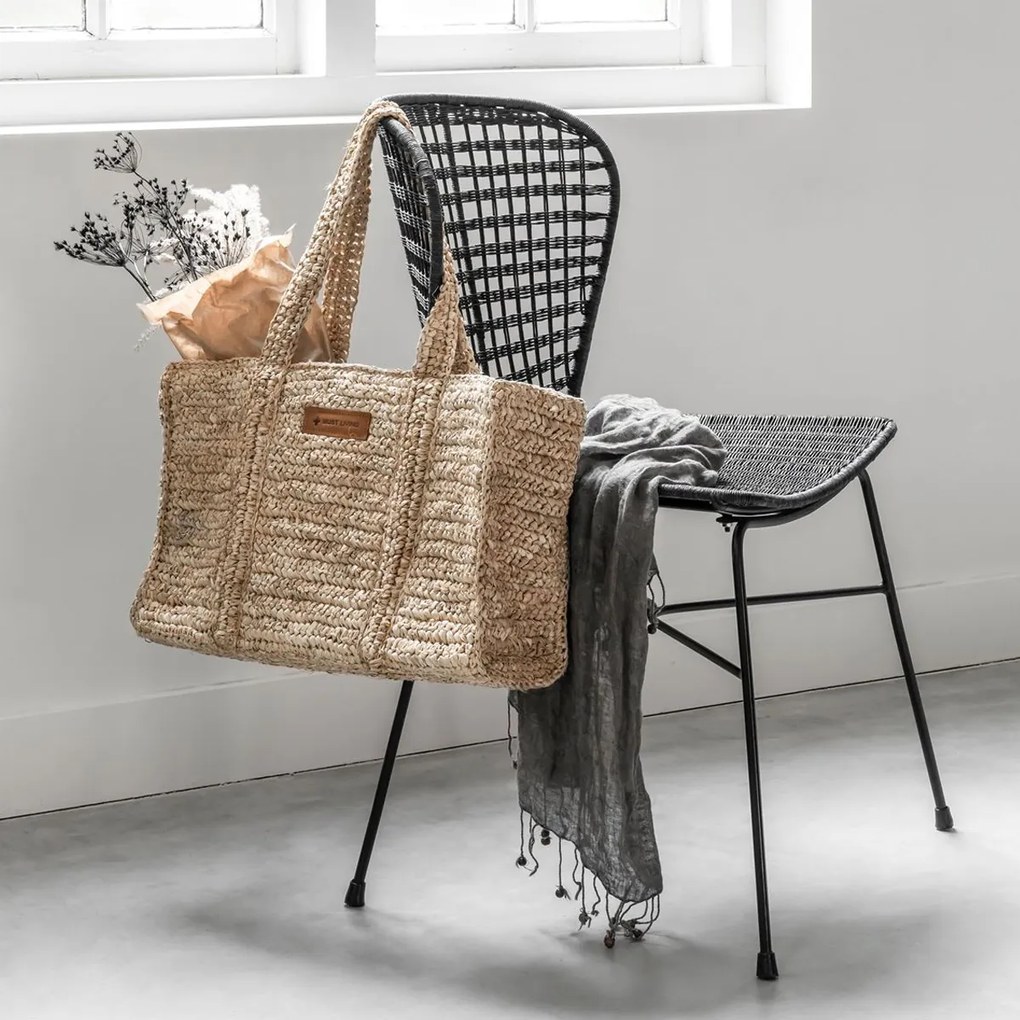 Must Living Bahamas Retro Eetkamerstoel Loom Zwart