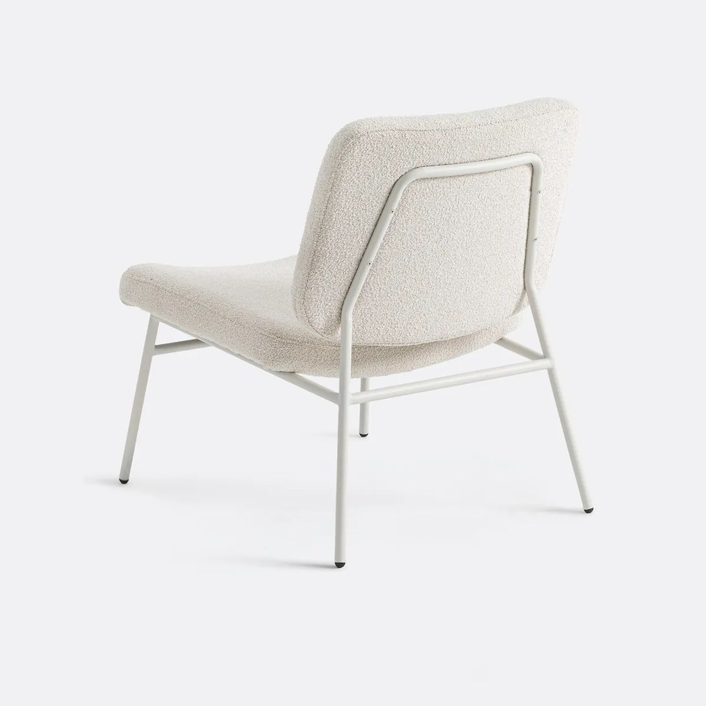 Fauteuil van bouclette Sarlia