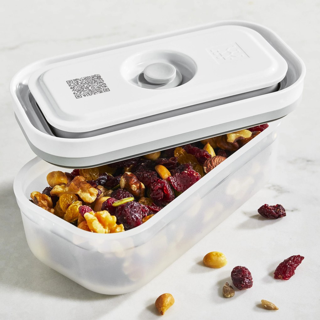 ZWILLING Fresh & Save Vacuümdoos S, Kunststof, semitransparant-Grijs - Fresh & Save - ZWILLING