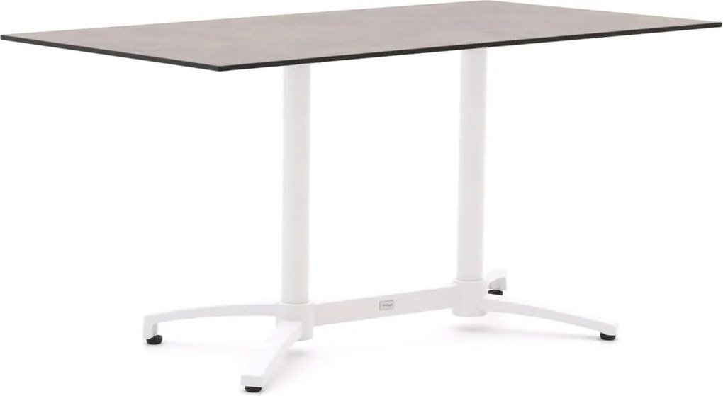 Inklapbare tafel Bellagio  | Vierkant  | Tuintafel Kunststof | 140x80cm | 4 personen | Kees Smit Tuinmeubelen