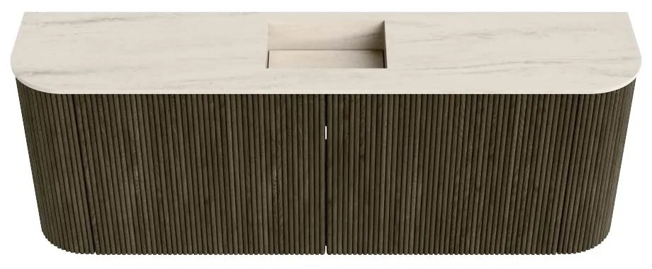 Mondiaz Joya DLux 115cm toiletmeubel ronding links/rechts shadow met wastafel faye midden 1 kraangat meli
