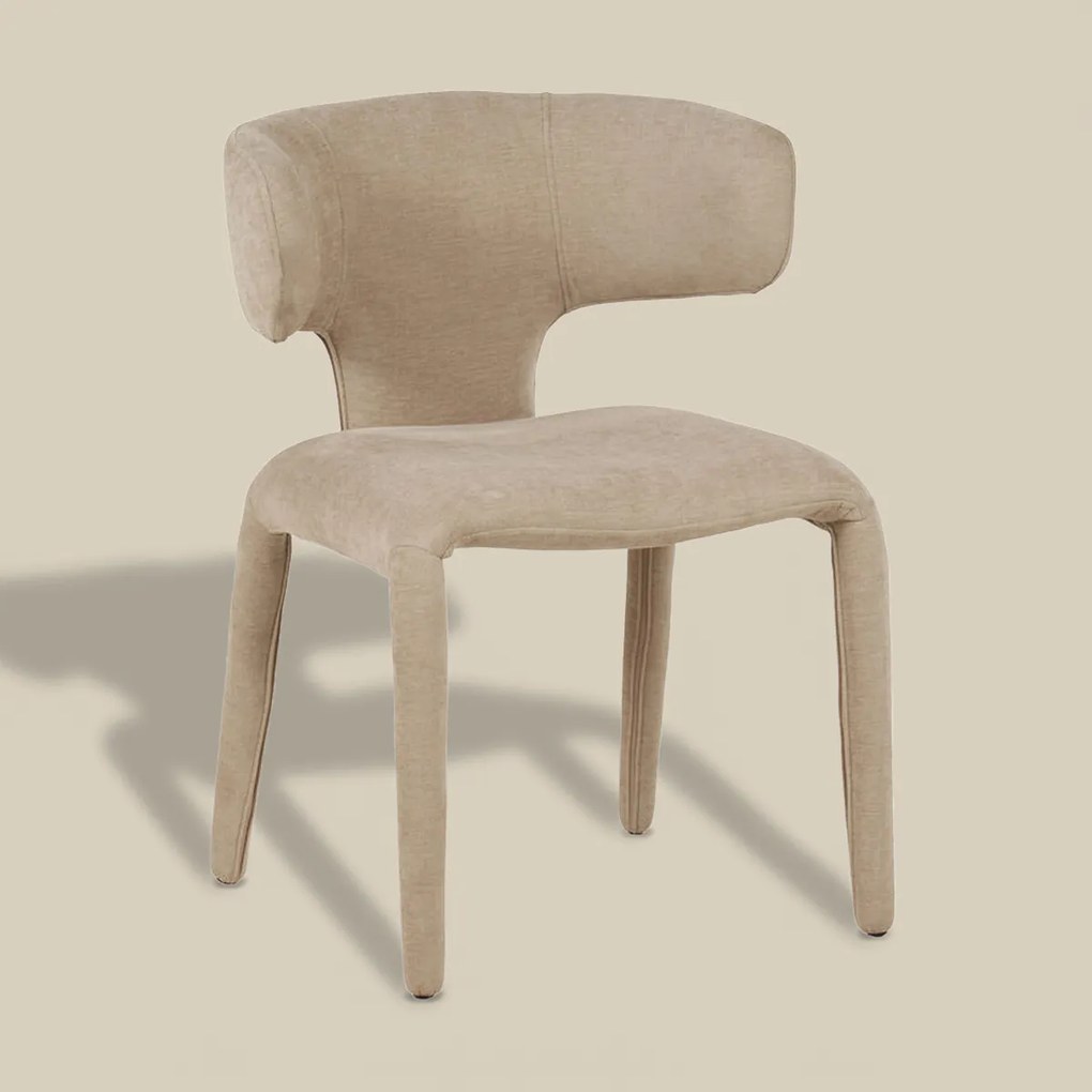 Kare Design Tobi Eetkamerstoel Stof Beige