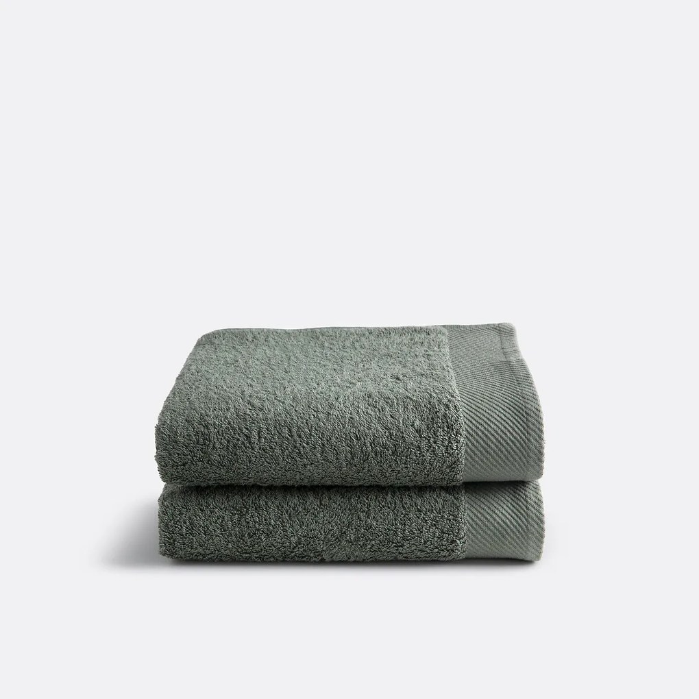 Set van 2 handdoeken in badstof 500 g/m2, Scenario