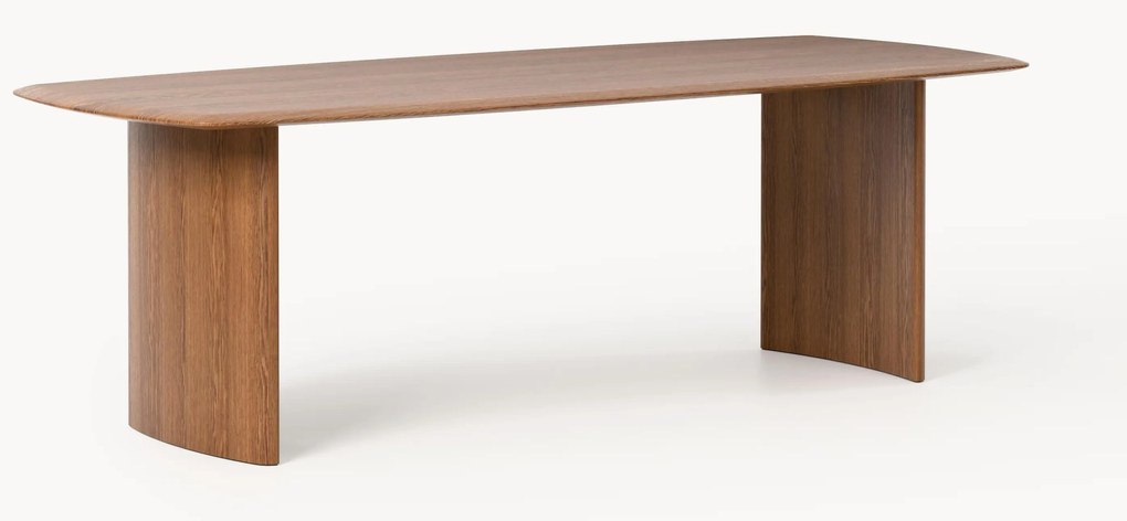Eettafel Chandler van eikenhout, in verschillende formaten