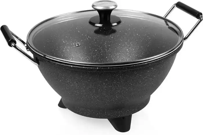 Raad Langskomen Ham Princess Stir-Fry Elektrische wokpan 40 cm 162389 | Biano