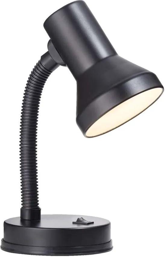 Bureaulamp Nevada - zwart - 20x14x16 cm - Leen Bakker