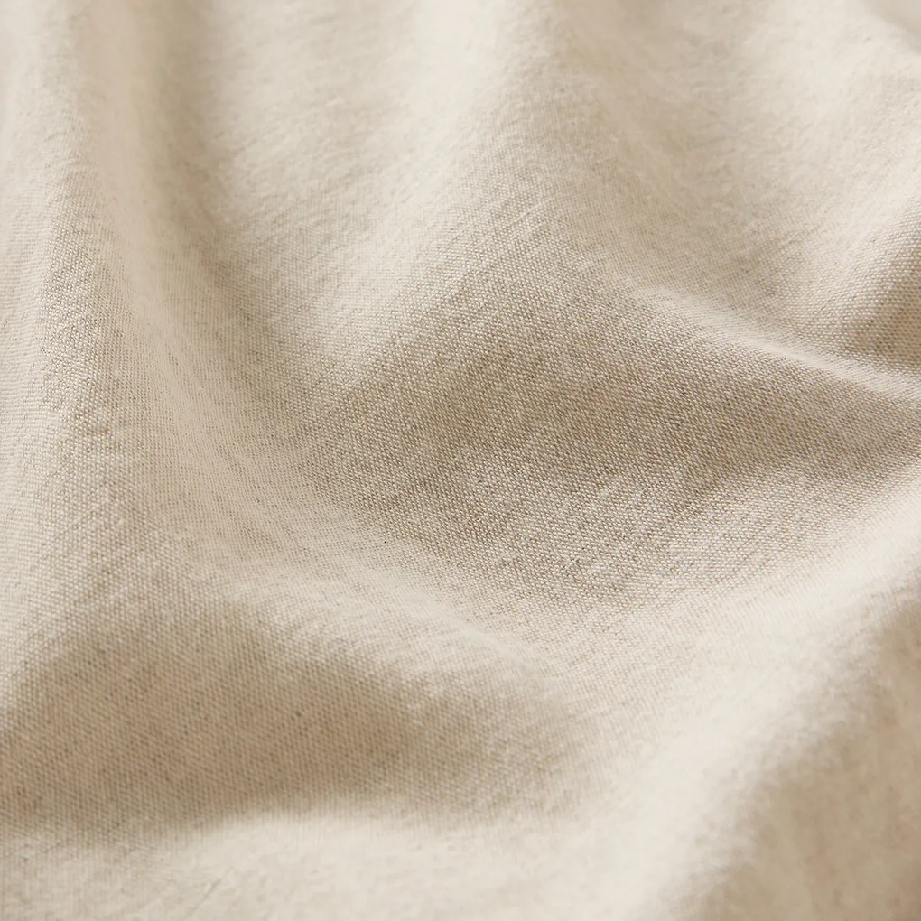 Plat laken in gewassen katoen/linnen, Marnie