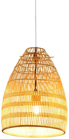 Fine Asianliving Bamboe Webbing Hanglamp Handgemaakt - Violet D29xH42cm