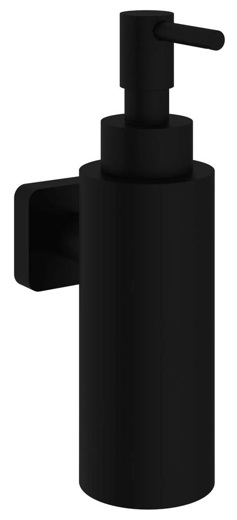 Hotbath Gal zeepdispenser wandmodel zwart mat