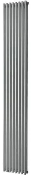 Plieger Venezia designradiator dubbel verticaal 1970x304mm 1168W parelgrijs (pearl grey) 7252685