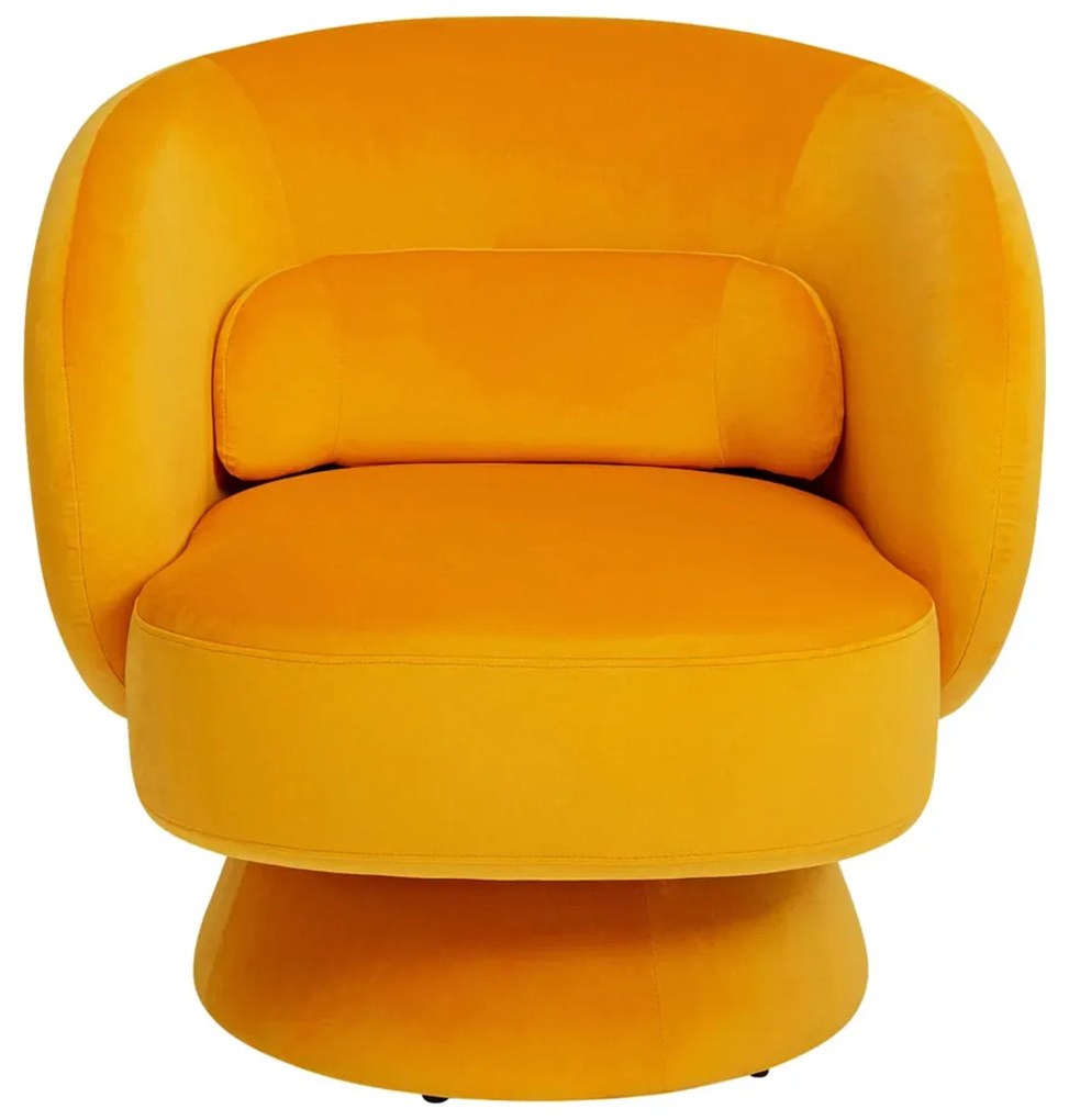 Kare Design Orion Yellow Draaibare Fauteuil Velvet