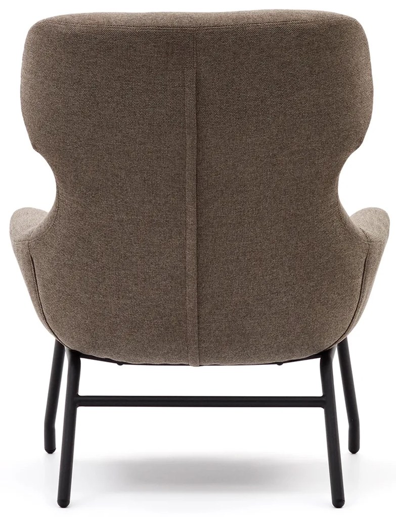 Kave Home Belina Moderne Fauteuil Lichtbruin