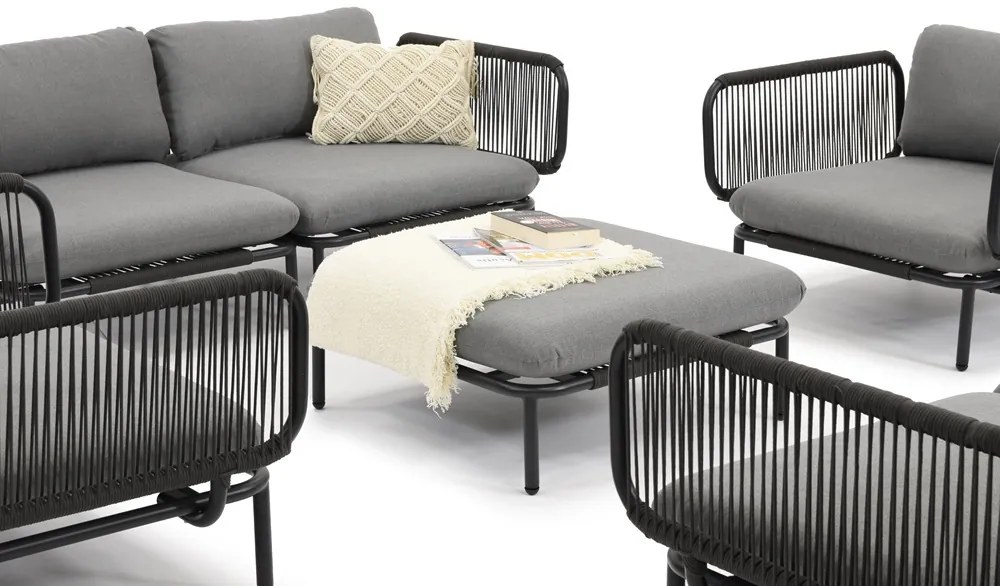 Perez Coffee 6 antraciet Garden Point tuinset