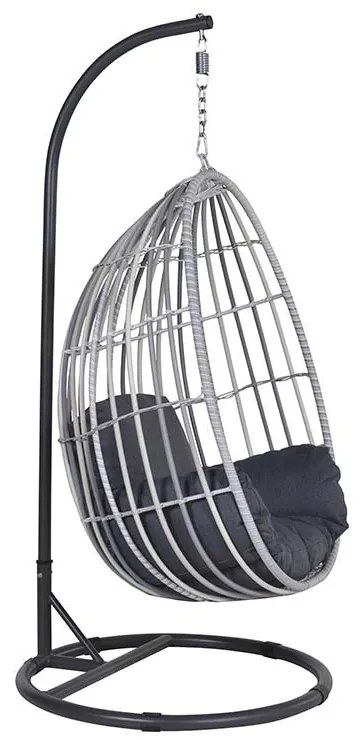 Hangstoel Panama swing egg - Cloudy grey