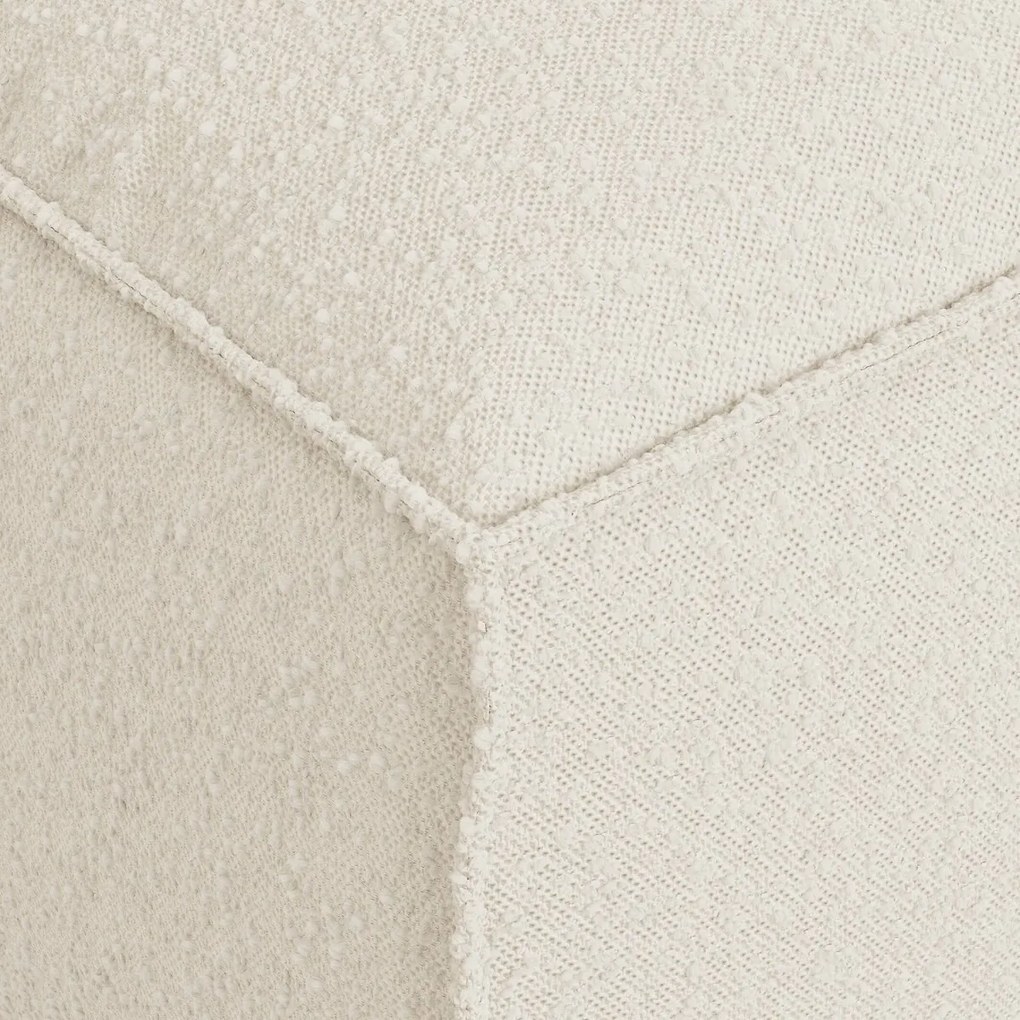 Element voor modulaire bank, in bouclé stof, Seven