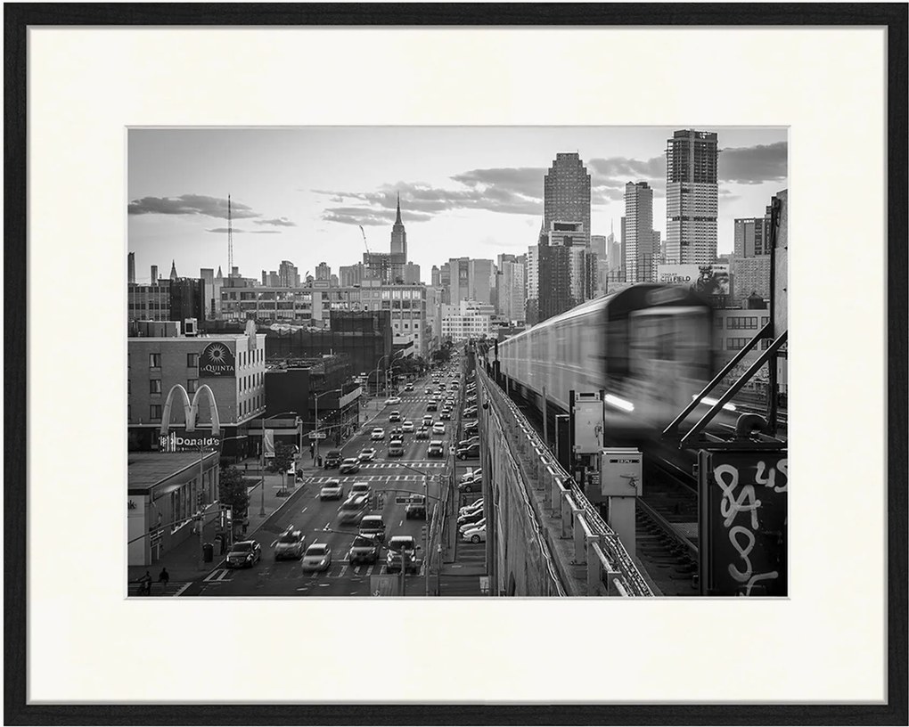 Ingelijste digitale print New York City