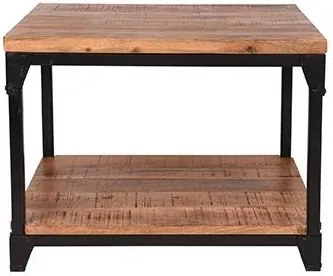 Trend Living | Bijzettafel Sturdy breedte 60 cm x hoogte 45 cm x diepte 60 cm naturel bijzettafels mangohout meubels tafels