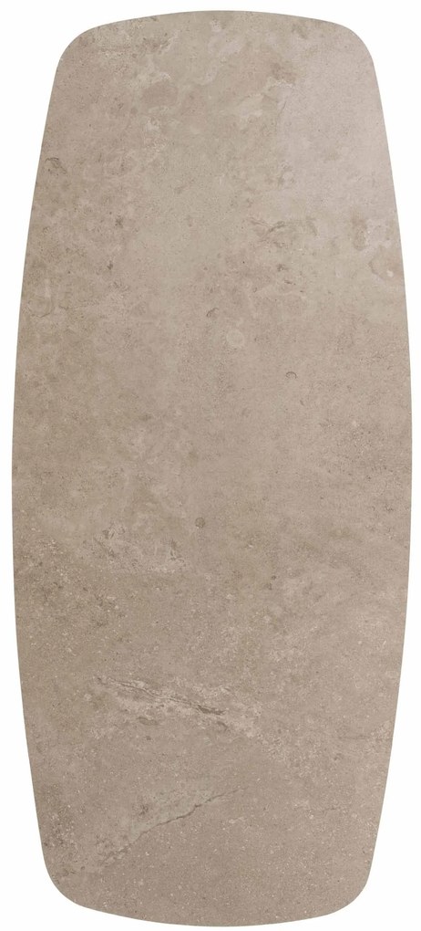 Taste by 4 Seasons Prado tuintafel latte met keramisch blad in barrelvorm 300 x 110 cm Tuintafel beige weerbestendig