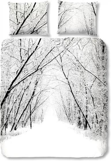 Dekbedovertrek sneeuw 200 x 200 cm wit