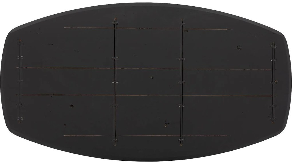 Goossens Excellent Eettafel Uniek, Semi ovaal 240 x 120 cm