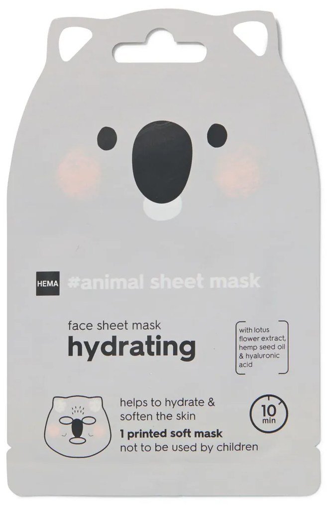 HEMA Gezichtsmasker Koala