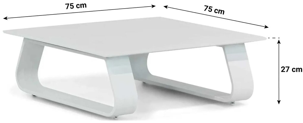 Chaise Loungeset Aluminium Wit 3 personen Santika Furniture Santika Sovita